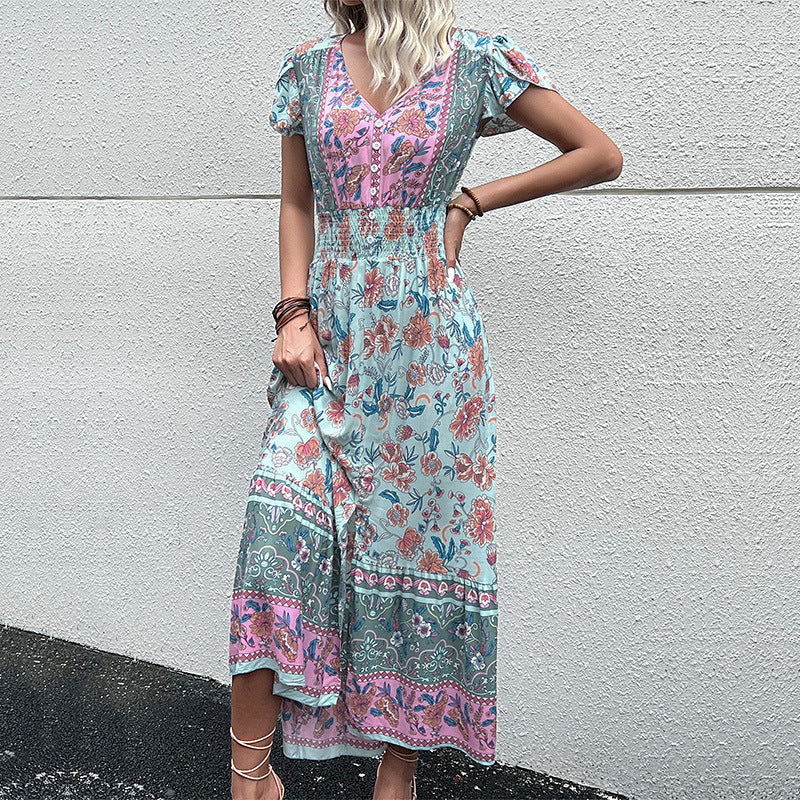 Boho Blouson Dress