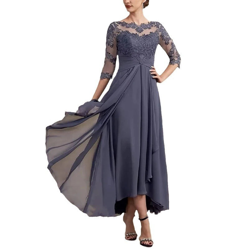 blue Boho Mother of the Bride Dress – Perfect for Bride or Groom’s Mom