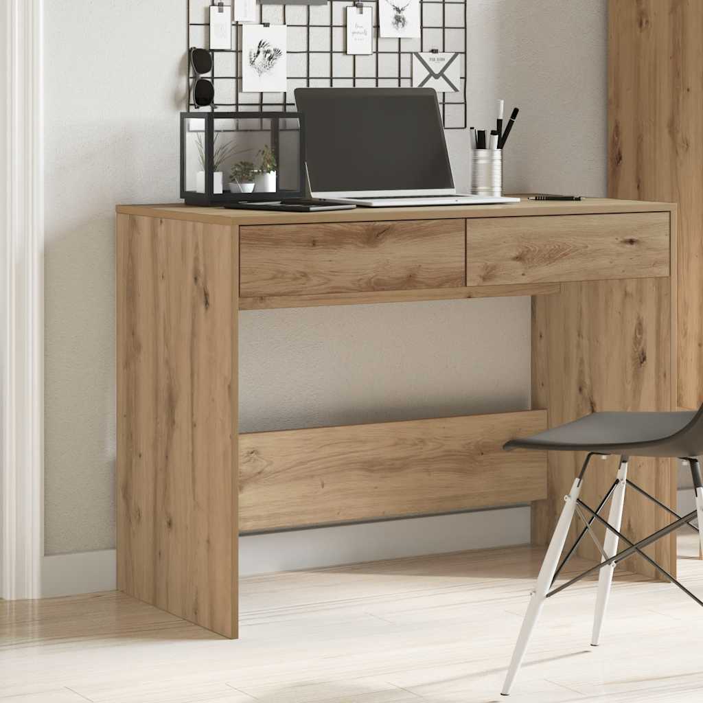 Minimalist Wooden Desk Boho Style