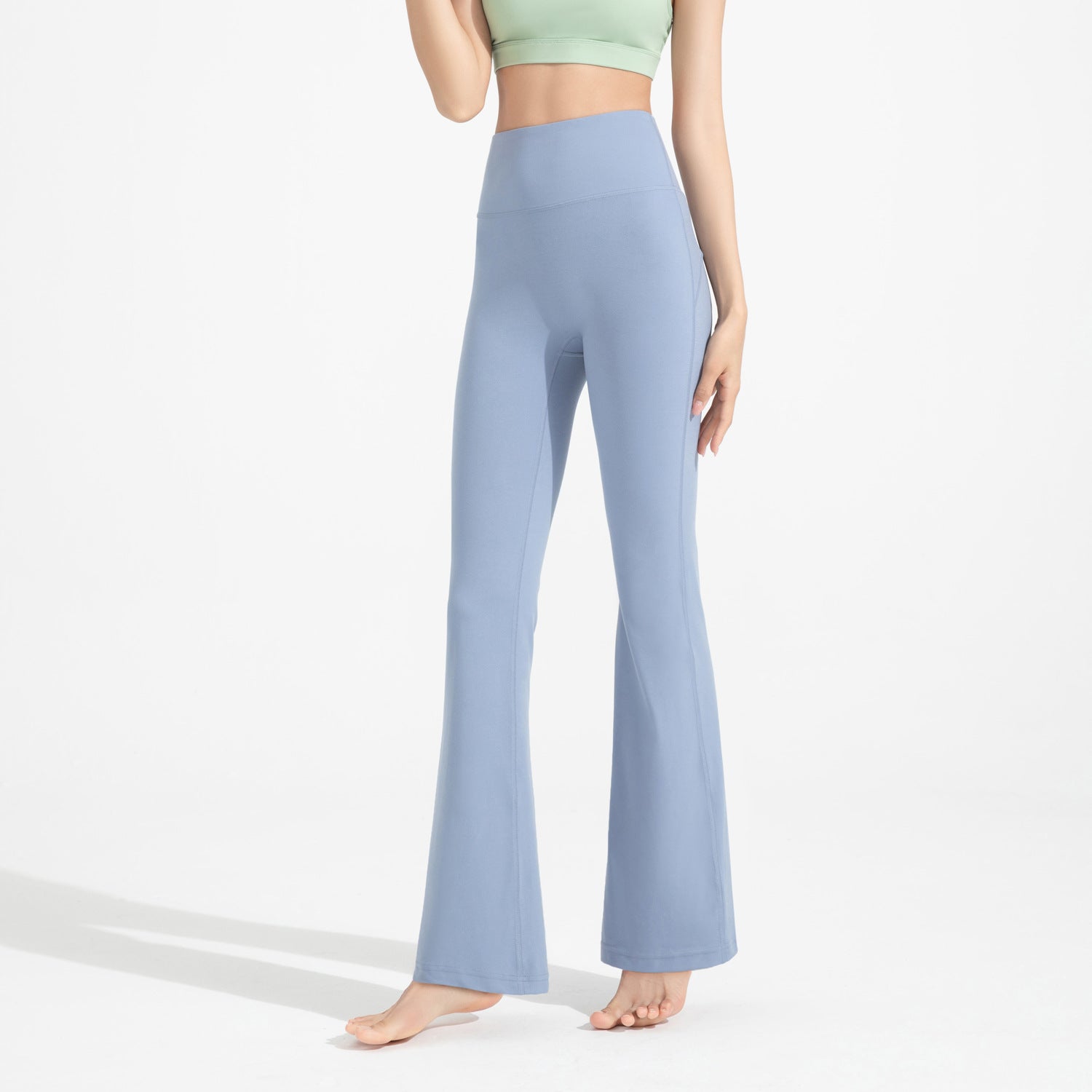 blue Women's Flared Yoga Pants