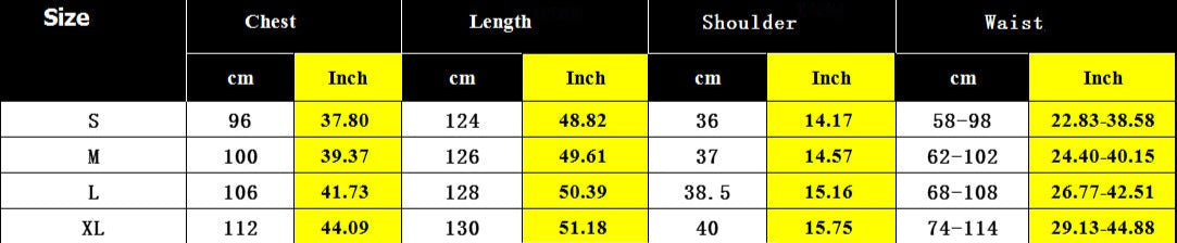 Measurement chart for a tank top with size chart and how-to-measure guide.