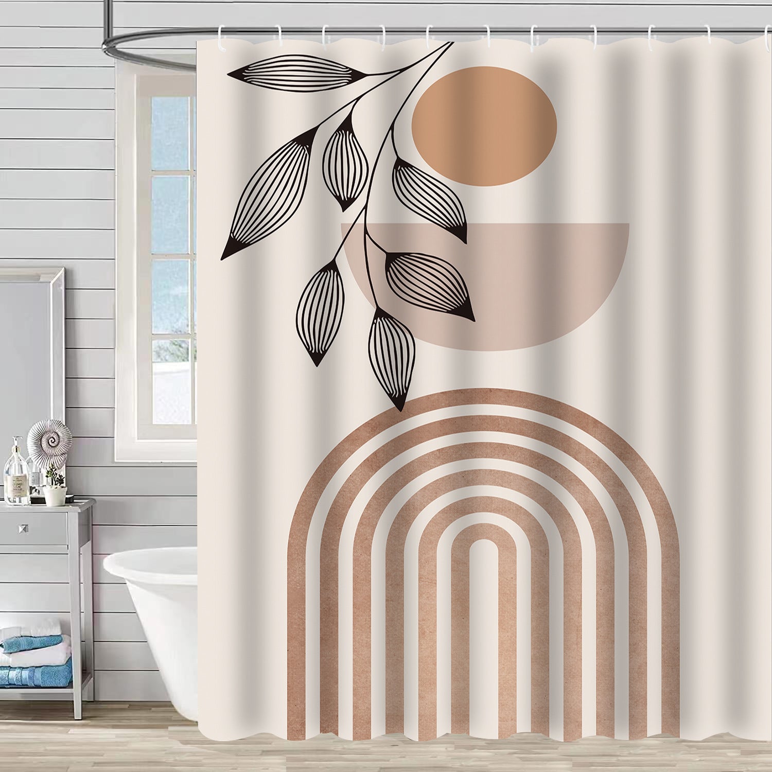 Colorful Boho Printed Shower Curtains
