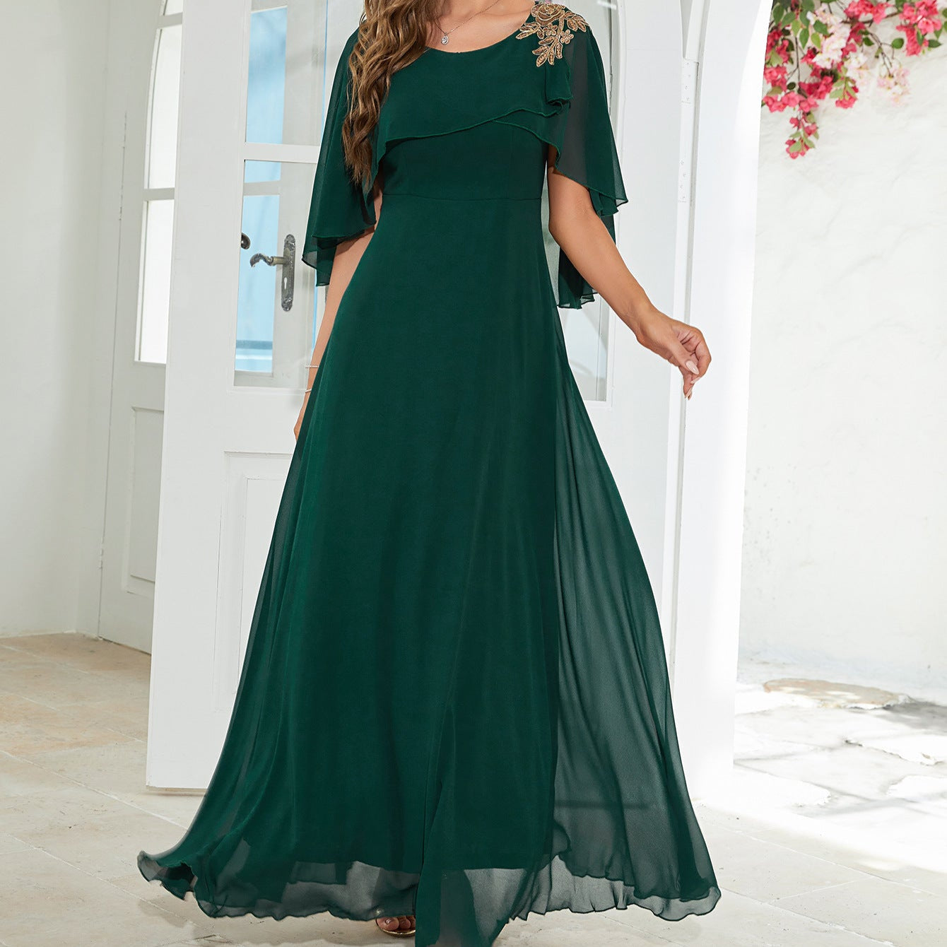 Mesh Boho Mother of the Groom or Bride Dress