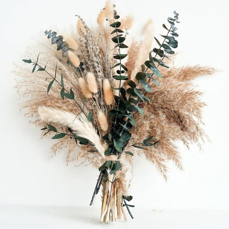 Pampas Grass Boho Wedding Decor Bouquet Set