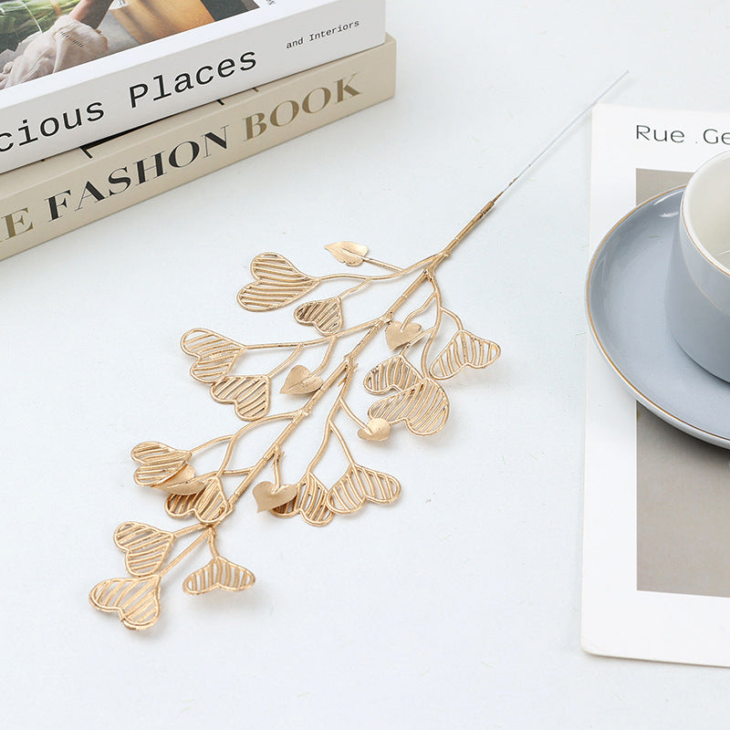 Gold Artificial Flower Decor