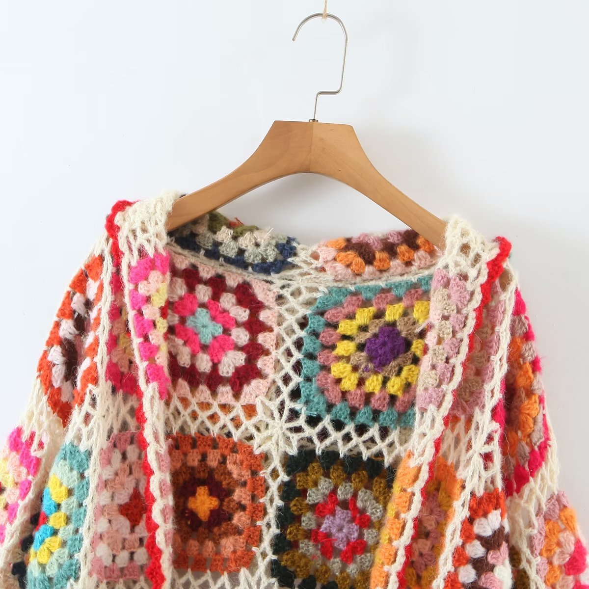 indie Vintage Boho Knit Cardigan Coat