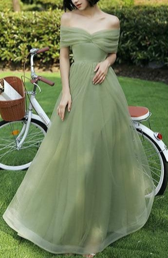 mesh Boho Green Bridesmaid Dresses - Mix and Match