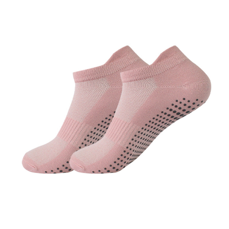 Simple Ankle Non Slip Socks for Yoga and Pilates pink