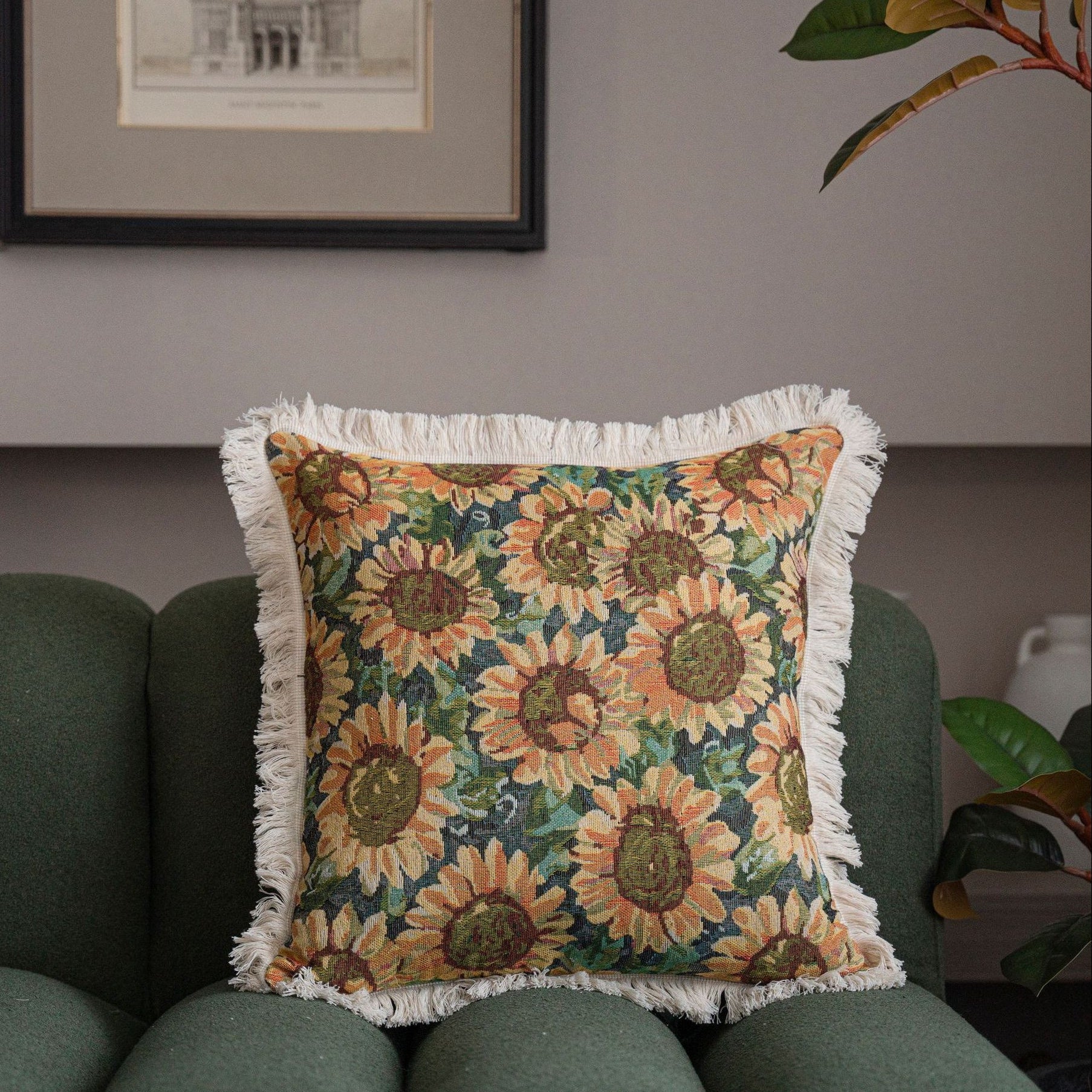 Realistic Floral Pillow Covers floral