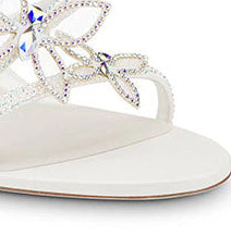 Bridal Butterfly Stiletto Heeled Roman Sandals