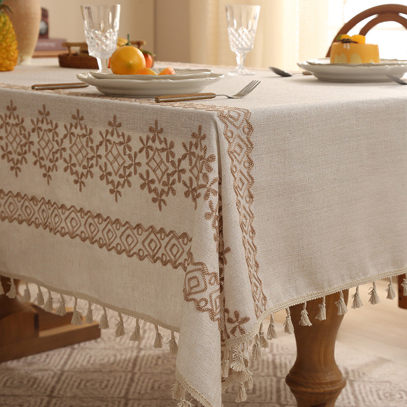 Bohemian Earthy Tablecloth