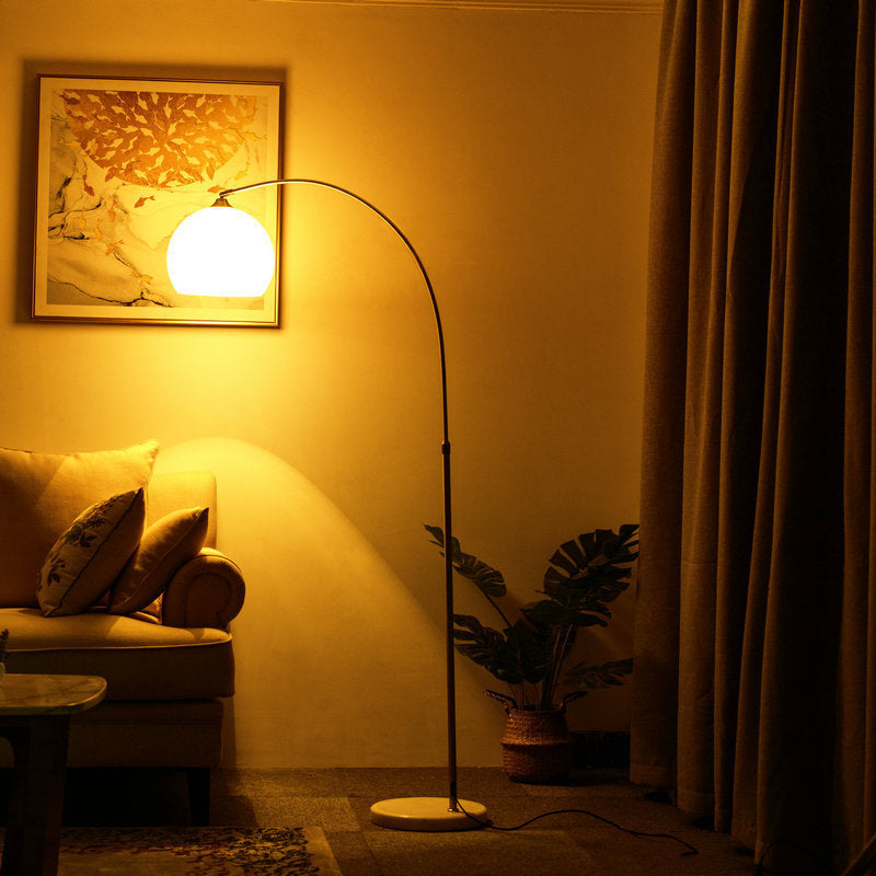 Modern Boho Orange Floor Lamp