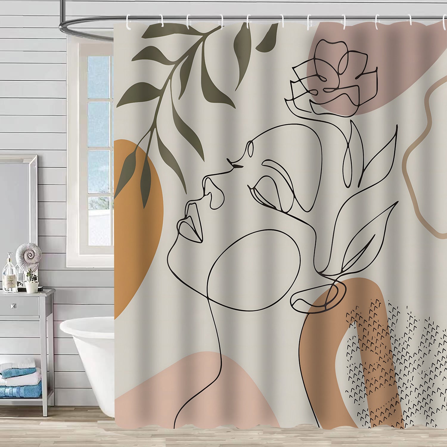 Colorful Boho Printed Shower Curtains