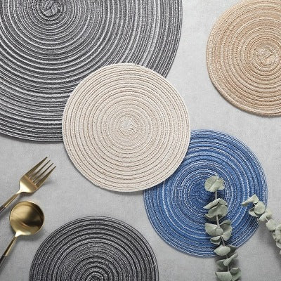 Round Minimalistic Bohemian Placemat