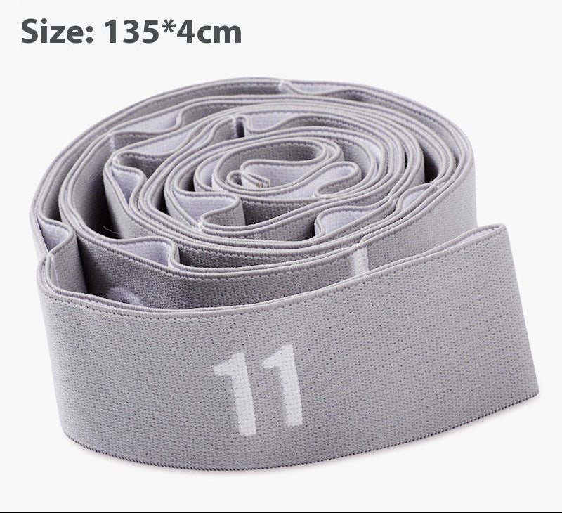 Numbered Yoga Stretch Belt