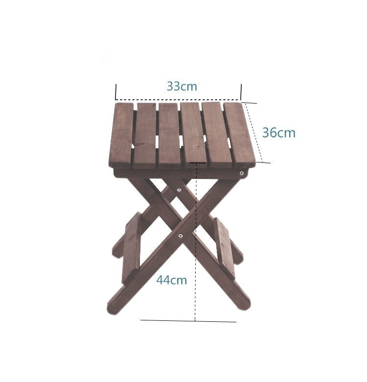2 IN 1 Wooden Foldable Table and Stool