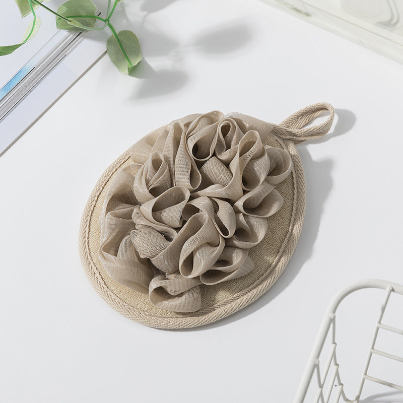 2 in 1 Mesh Pouf and Loofah Sponge