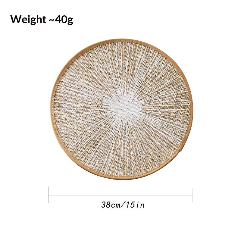 Patterned Jute Placemats