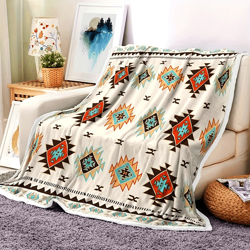 Colorful Bohemian Pattern Blanket