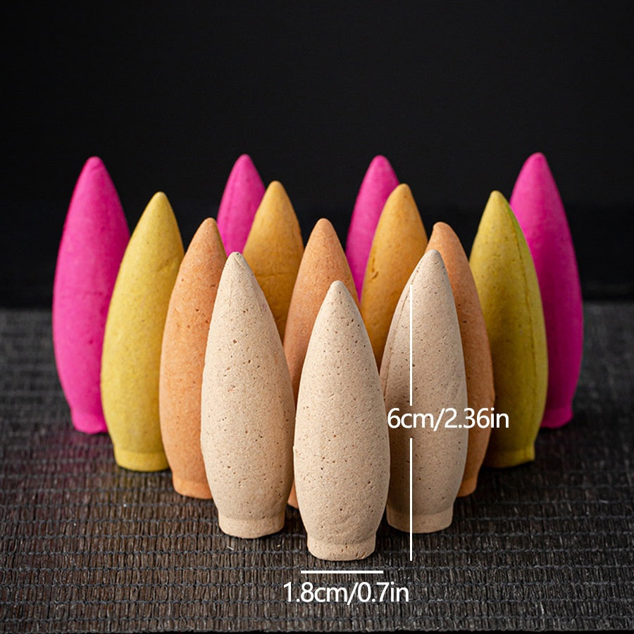 30 Pcs Extra Large 30 Minute Backflow Incense Cone