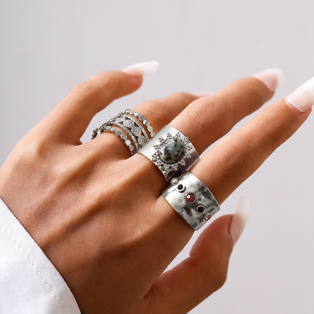 3 Pcs Boho Rings Set