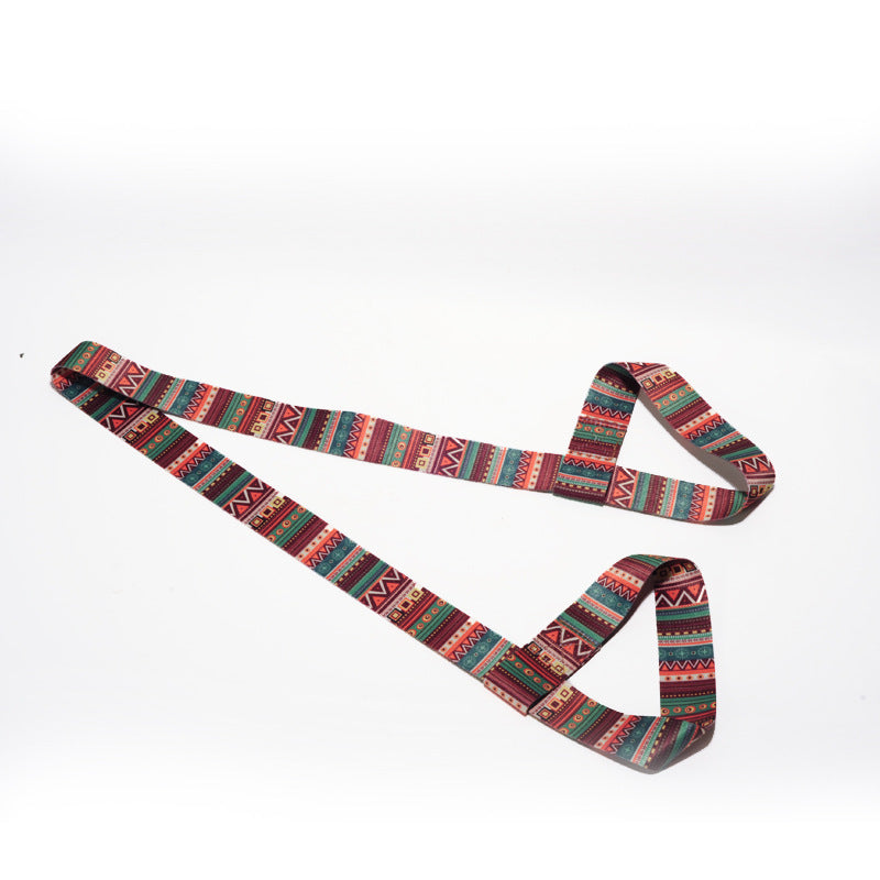Printed Yoga Mat Carrier Straps Colorful
