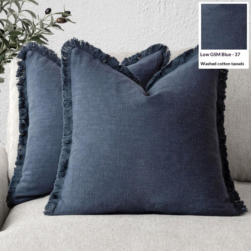 Simple Boho Solid Color Pillowcases