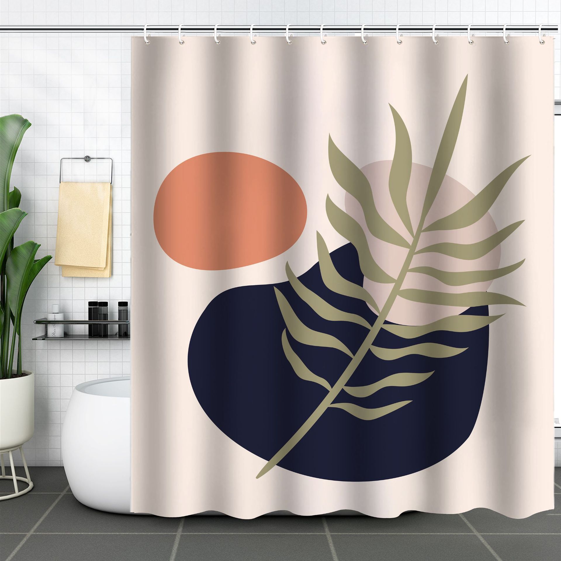 Colorful Boho Printed Shower Curtains