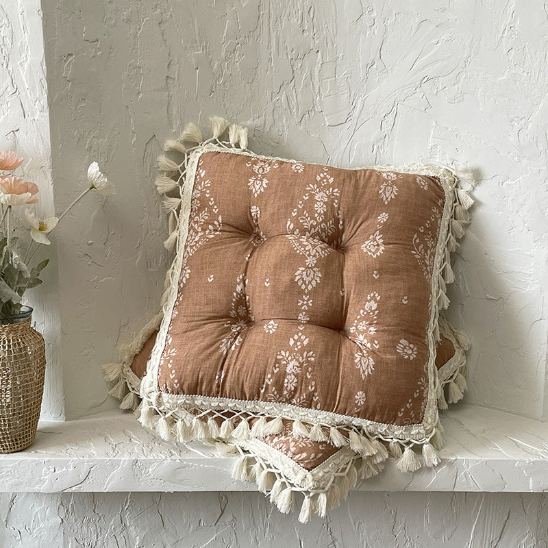 Bohemian Floral Seat Cushion Pillows