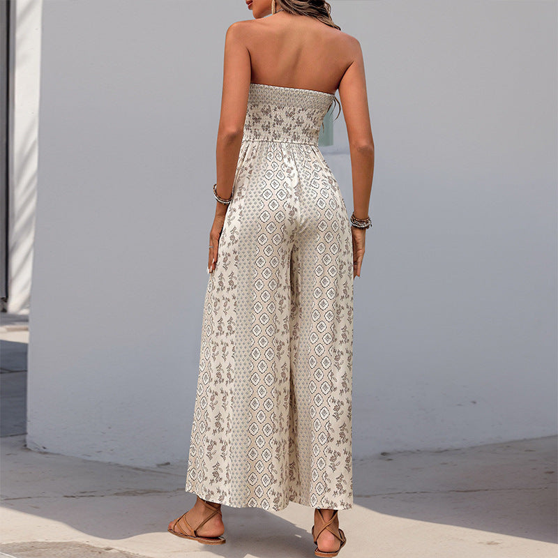 Boho Chic Printed Jumpsuit