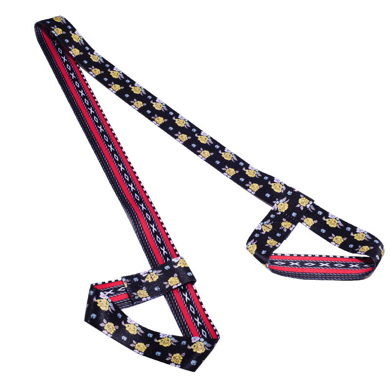 Printed Yoga Mat Carrier Straps Colorful