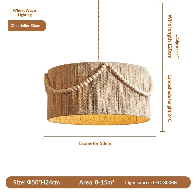 Bohemian Woven Light Fixture