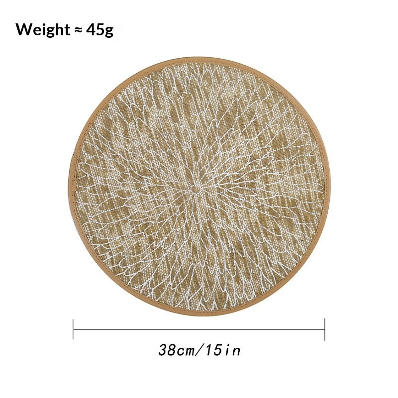 Patterned Jute Placemats