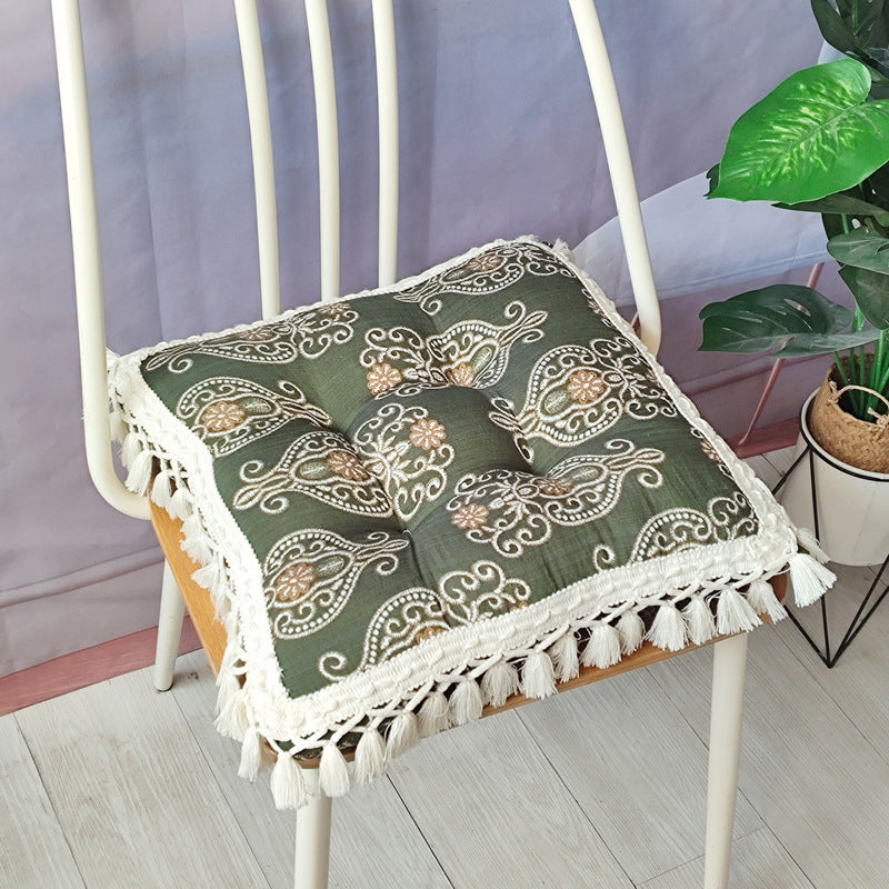 Bohemian Floral Seat Cushion Pillows
