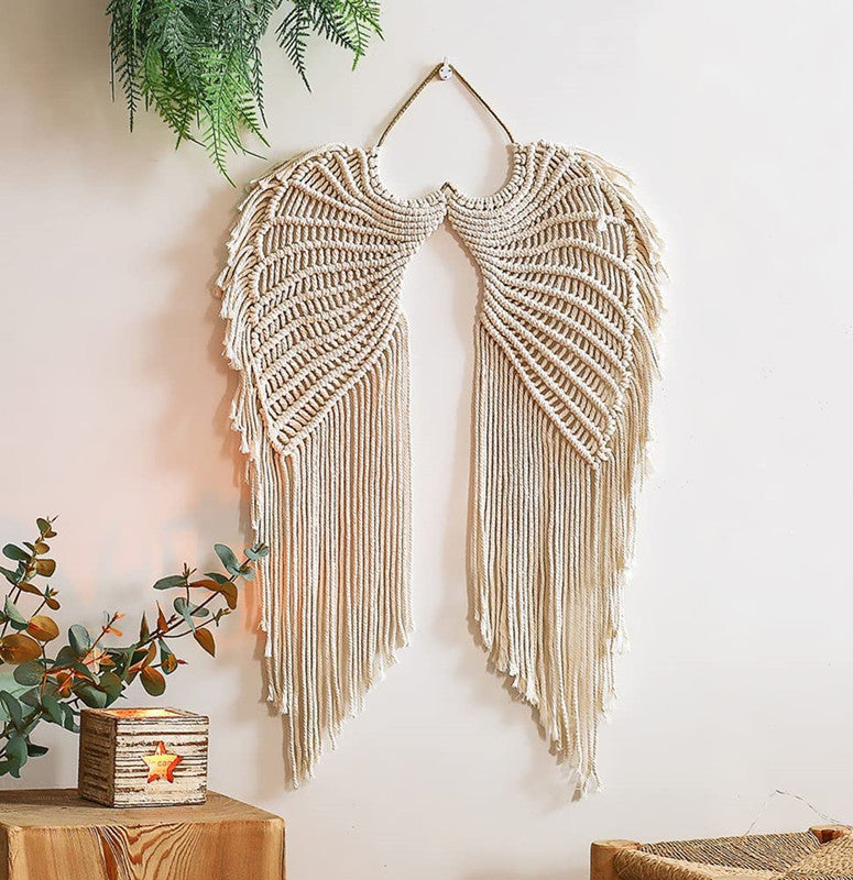 Angel Wings Macrame Wall Hanging
