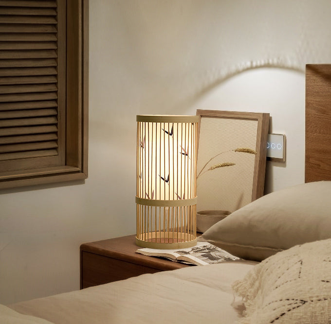 Bamboo Bedside Lamp
