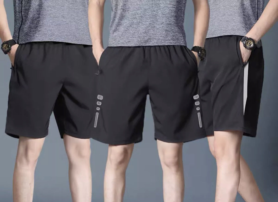 Black Men's Yoga Shorts
