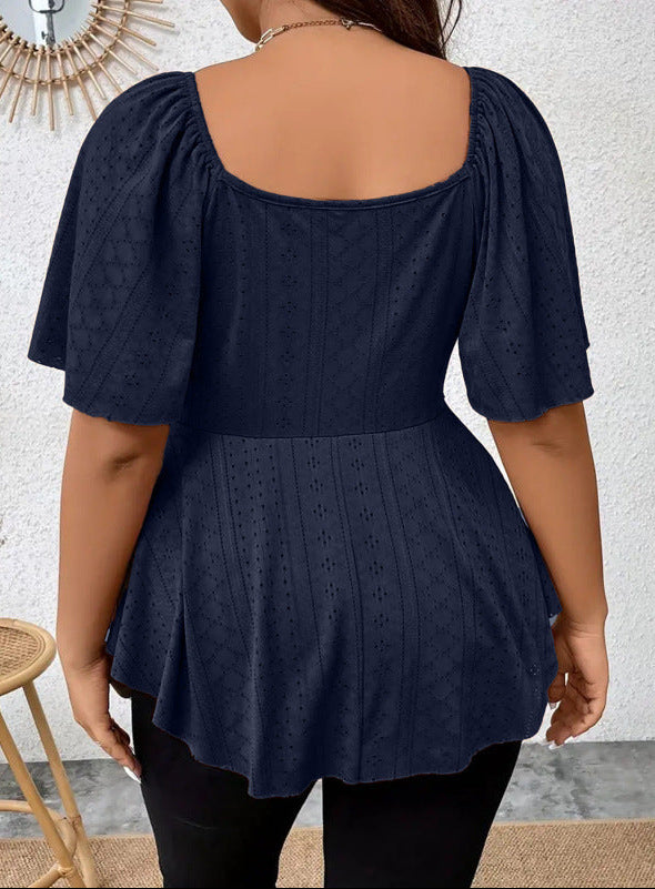 Sexy Summer V-Neck Maxi Blouse for Women