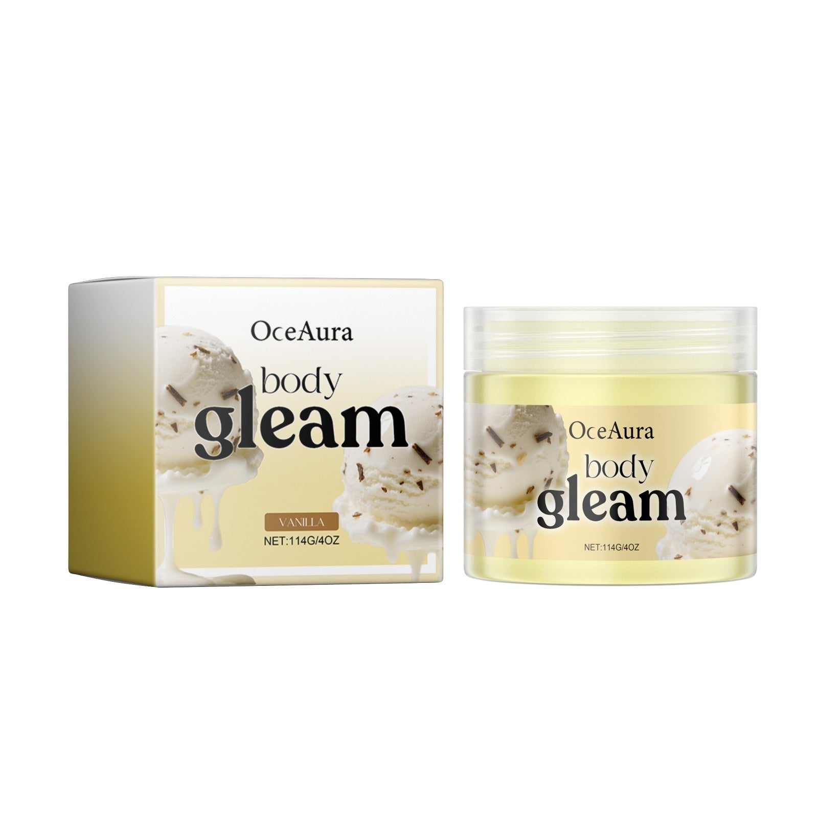 Vanilla Body Gleam Body Moisturizing Cream