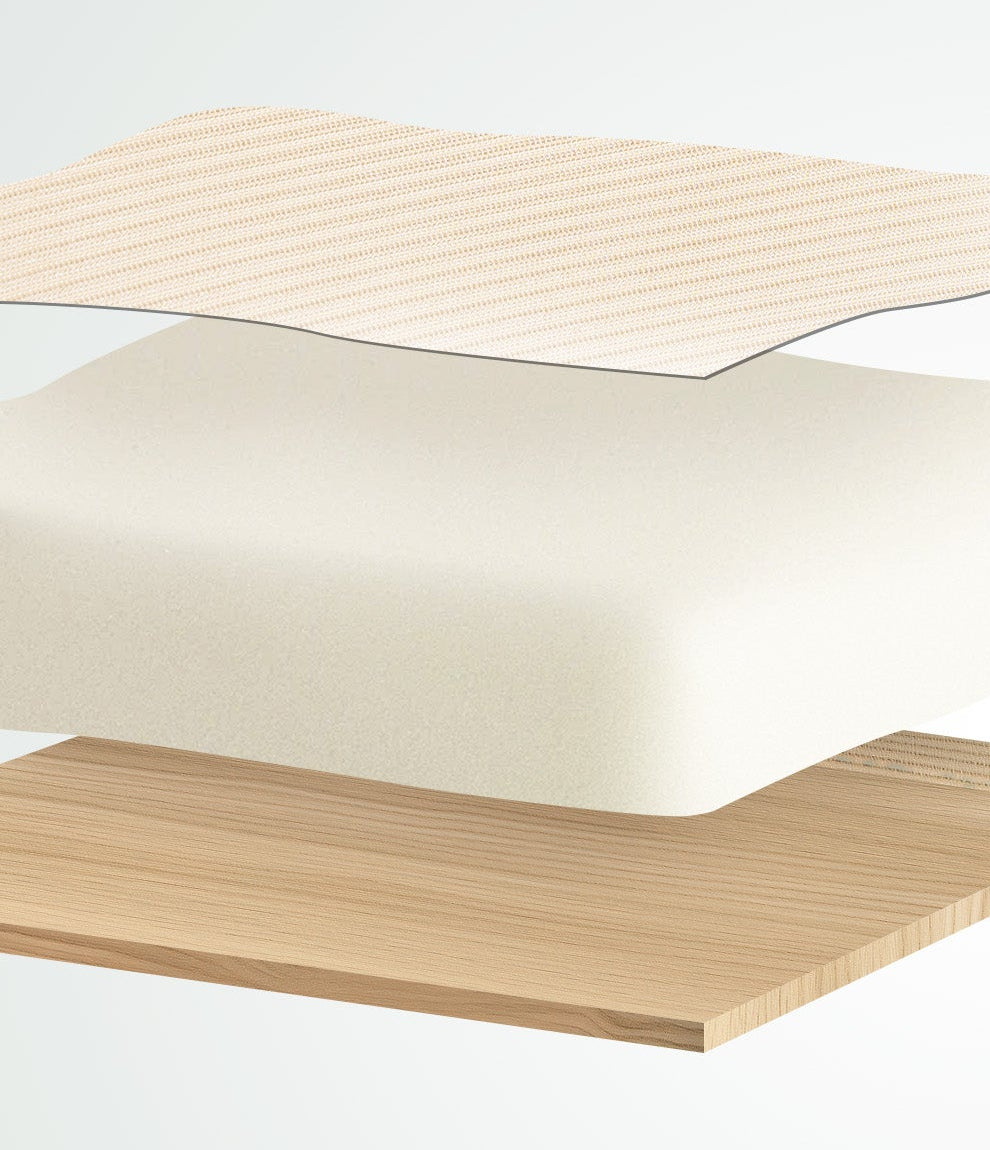 Beige Bohemian Desk Chair