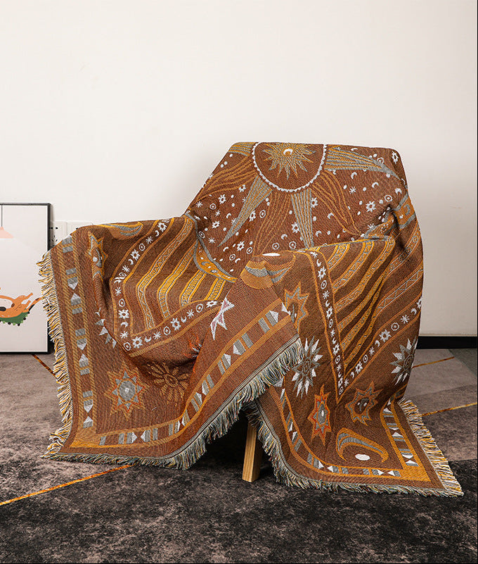 Bohemian Floral Blanket