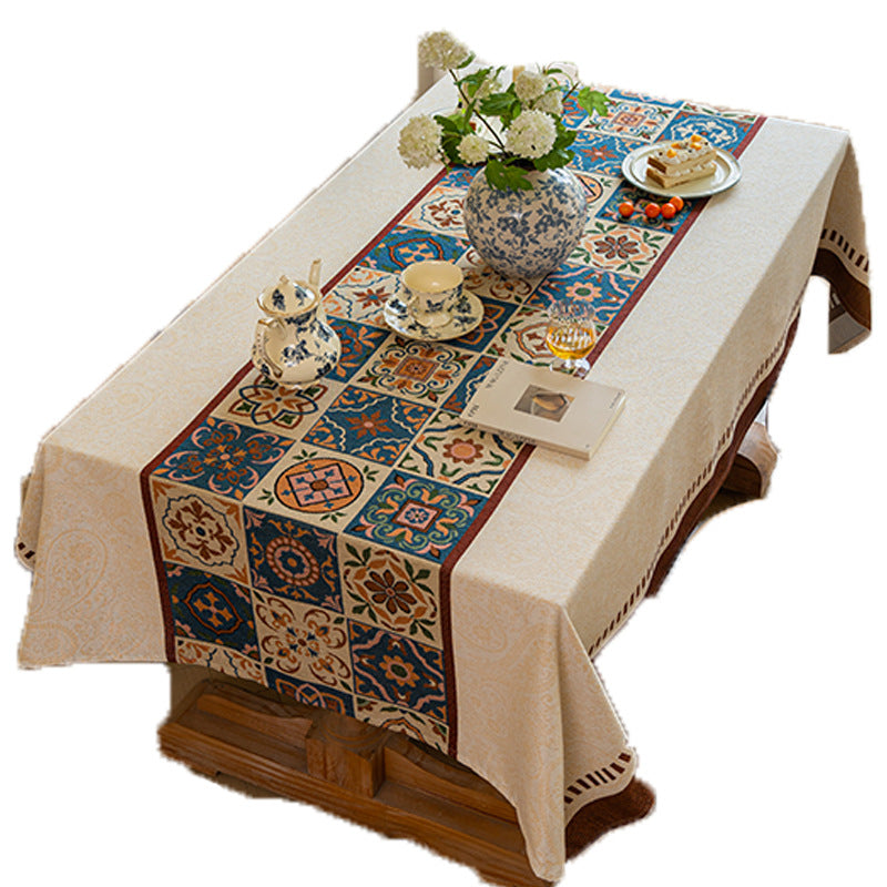 Bohemian Floral Tablecloth