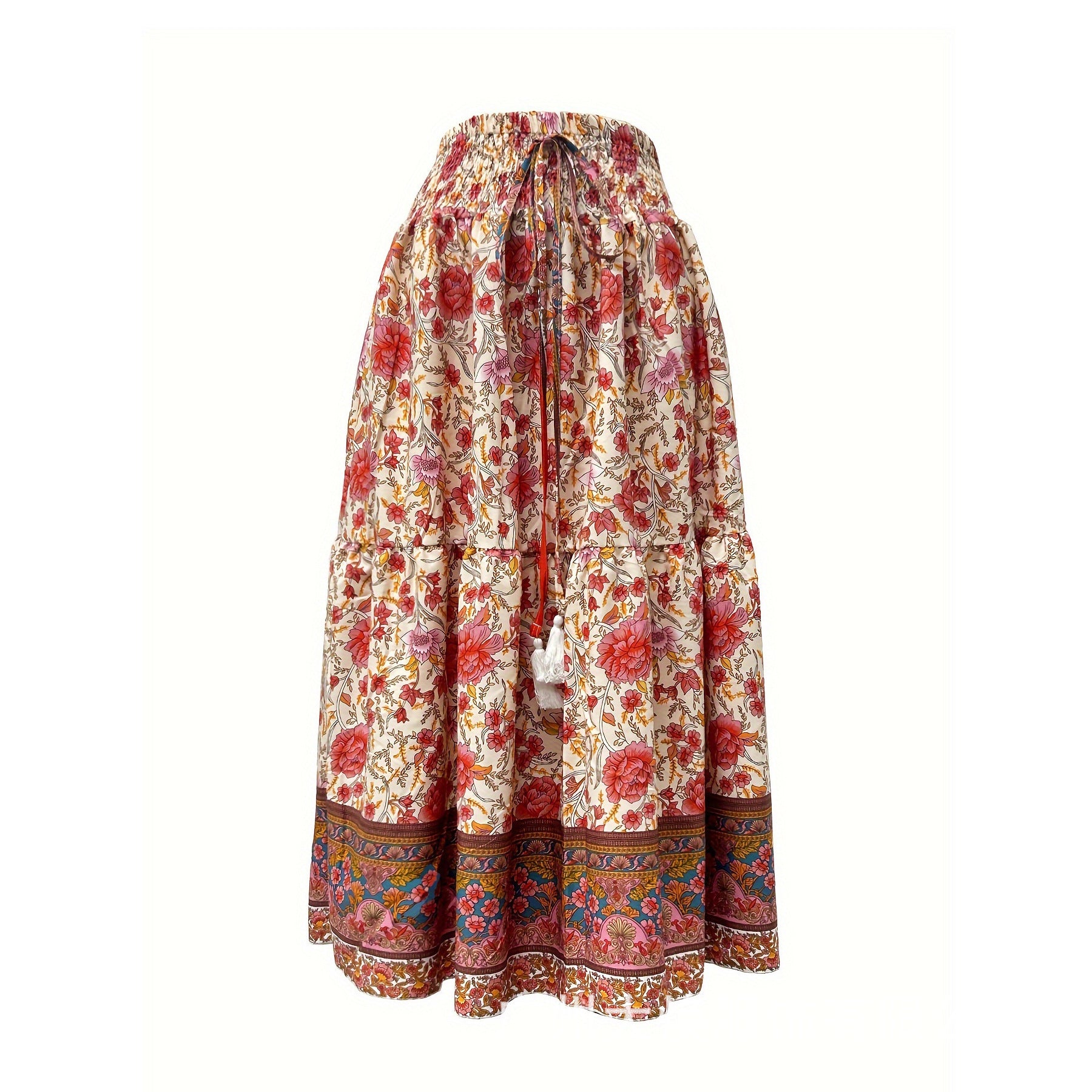 Bohemian Pattern Long Skirt
