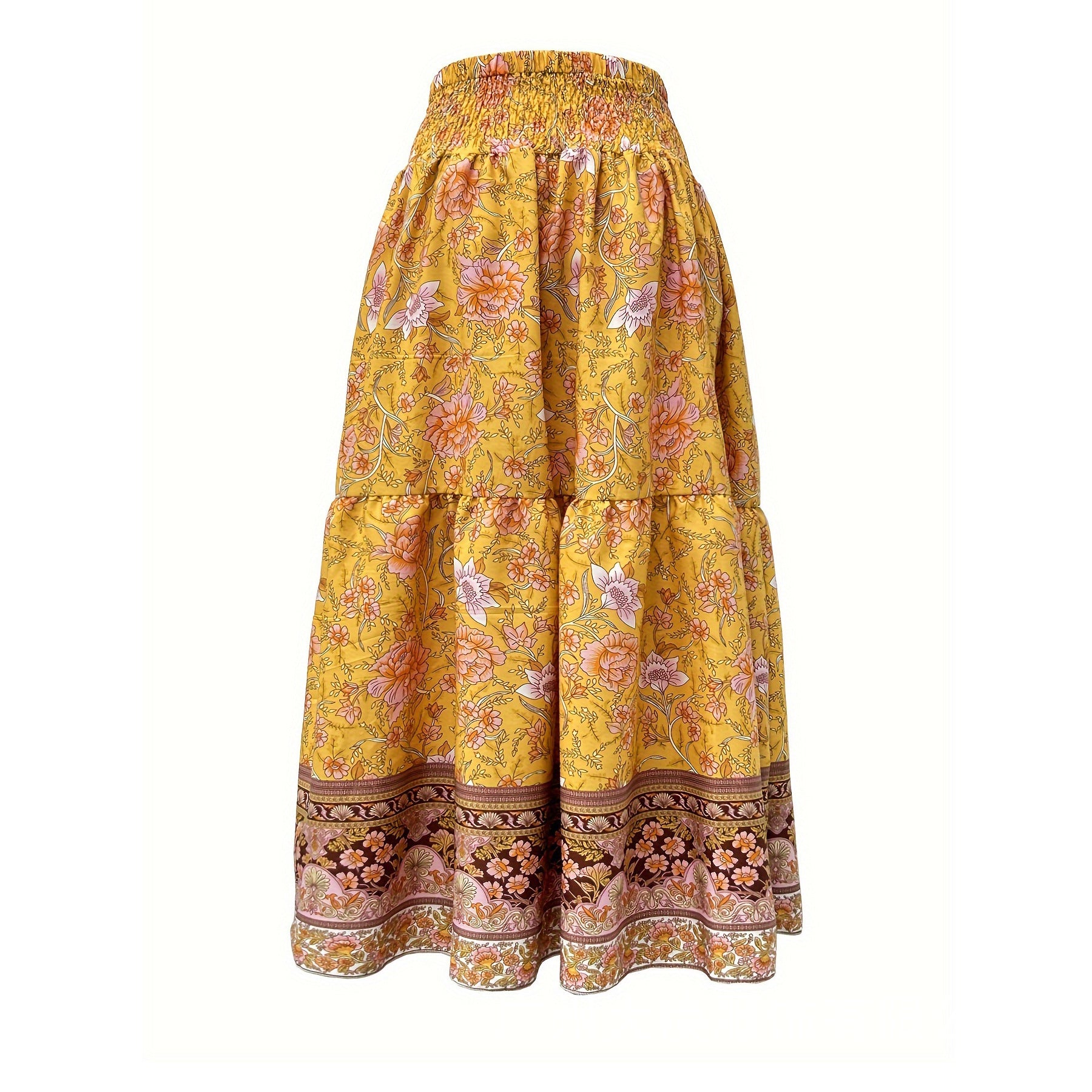 Bohemian Pattern Long Skirt maxi