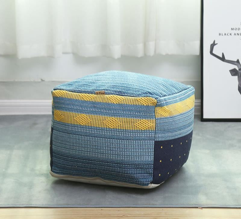 Square Cube Bohemian Pouf Cover