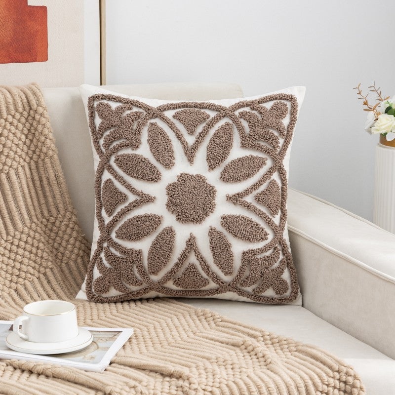 Bohemian Style Tufted Pillow Covers