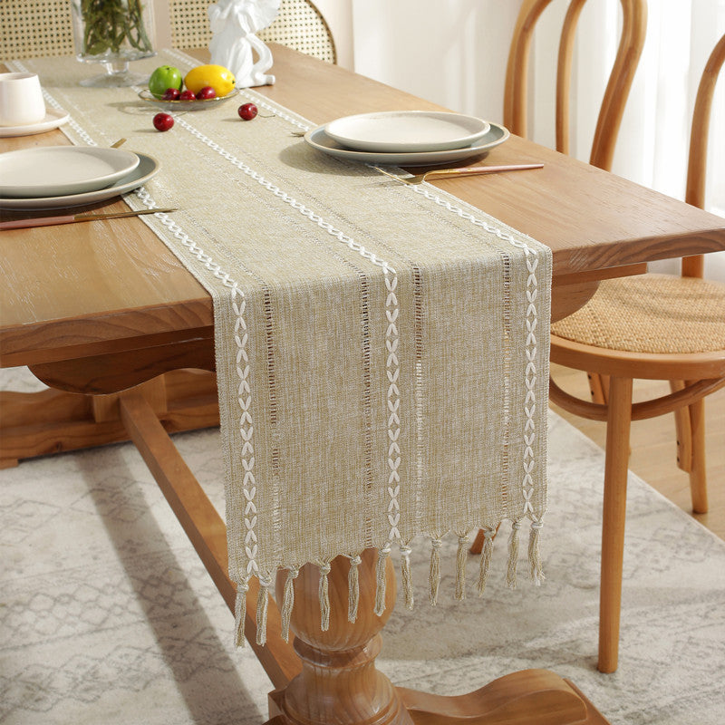 Bohemian Table Runners with Tassels
