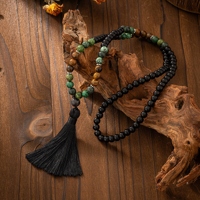 Bohemian Tassel Mala Beads Loop