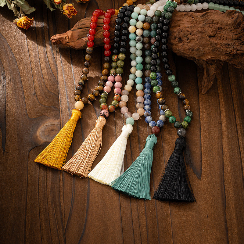 Bohemian Tassel Mala Beads Loop