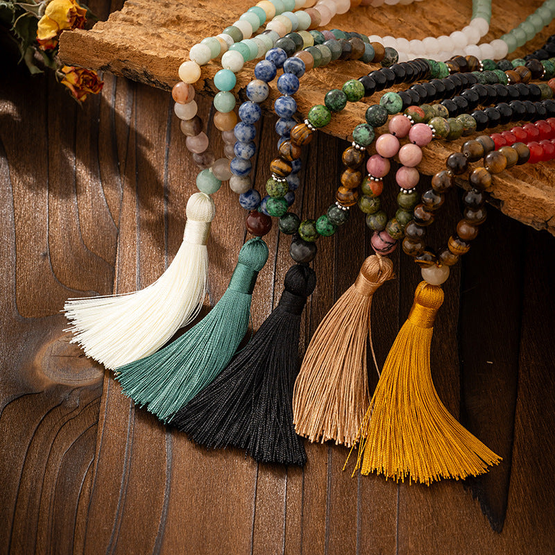 Bohemian Tassel Mala Beads Loops